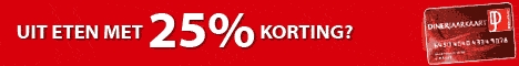 20% Korting op de Diner Jaarkaart