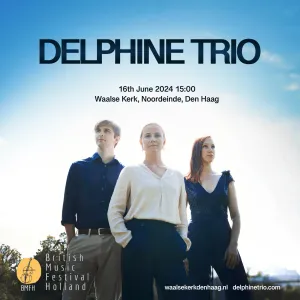 Concert British Music Festival: Delphine Trio Foto: Brendon HeinstFoto geüpload door gebruiker.