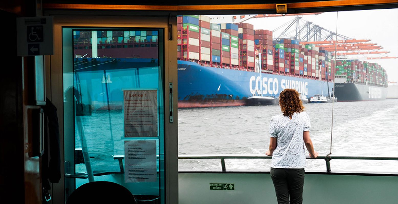 Bewonder de grootste schepen ter wereld. Foto: Redactie DagjeWeg.NL