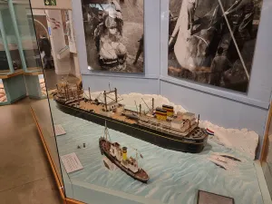 IJmuider Zee- en Havenmuseum Model van een walvisvaarder. Foto: Redactie DagjeWeg.NL