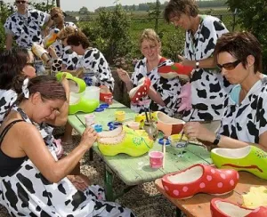 Activiteitenboerderij Jeu de Boer Ga samen creatief aan de slag. Foto: Jeu de Boer.