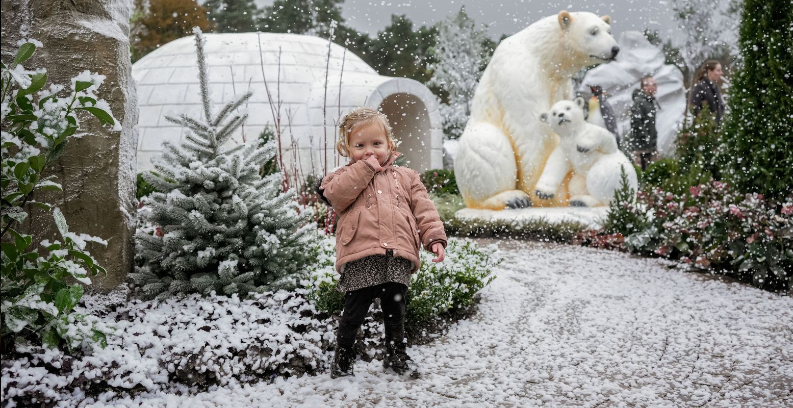 Het wordt een echte winter bij 't Veluws Zandsculpturenfestijn. Foto: 't Veluws Zandsculpturenfestijn
