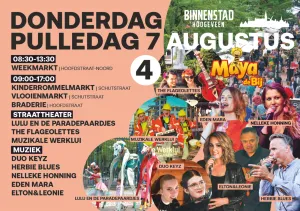 Pulledagen 2025 Het programma bestaat uit leuke activiteiten voor jong en oud. Foto: Buro Binnenstad Hoogeveen