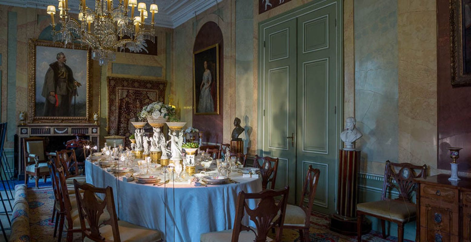 Bekijk het weelderige interieur van Huis Doorn, met kunst en dure spullen van keizer Wilhelm II. Foto: Huis Doorn.