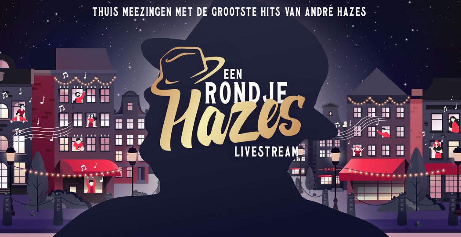 Zing mee met alle hits van André Hazes tijdens de livestream Een Rondje Hazes, live vanuit Het Concertgebouw in Amsterdam. Foto: Royal Promotions