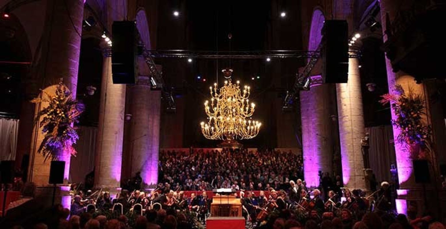 De Pieterskerk is het decor van alle opvoeringen. Foto: Scratch Muziekdagen Leiden