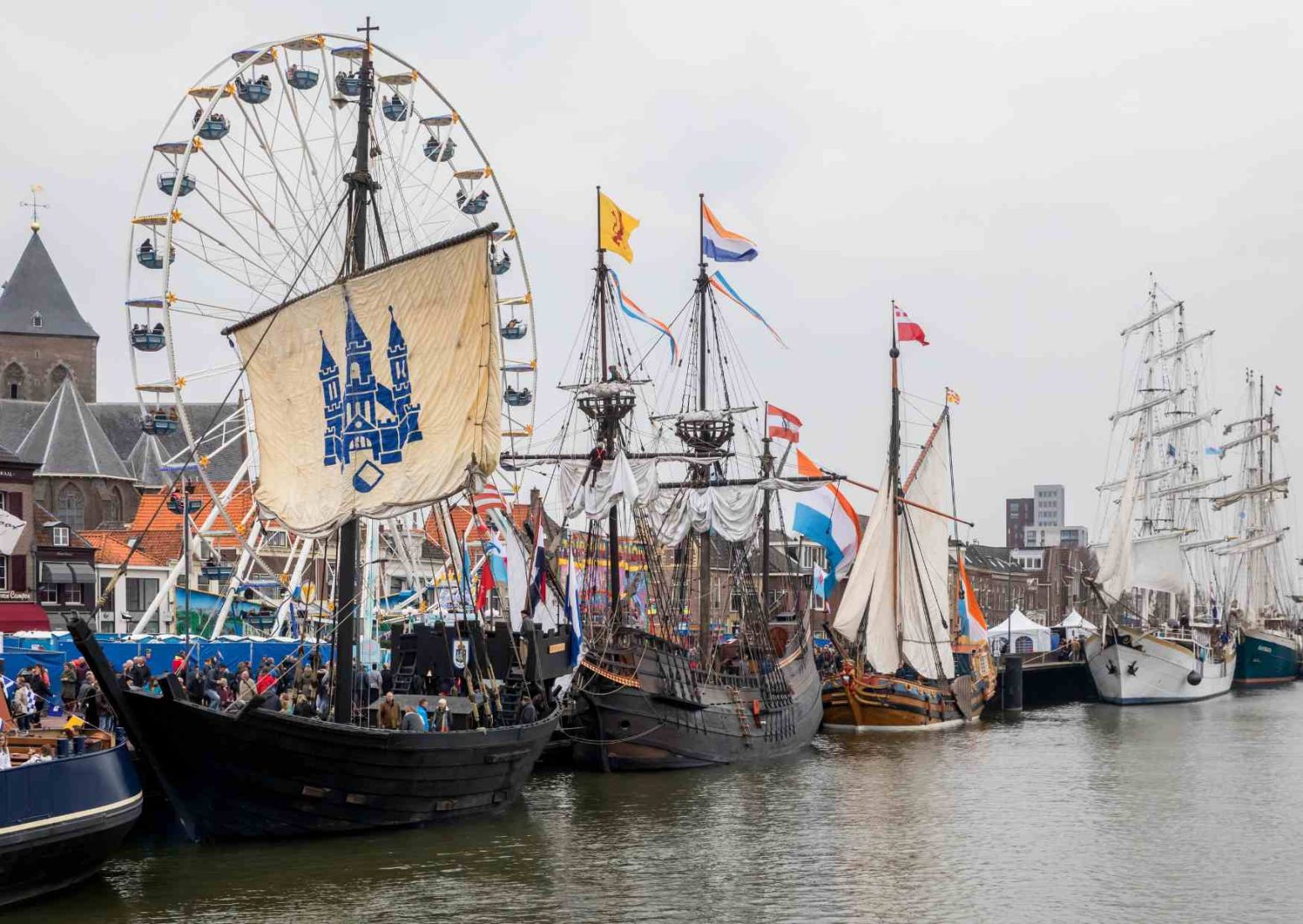 Bewonder het evenement van boven in het reuzenrad. Foto: Sail Kampen, Richard Tennekes.