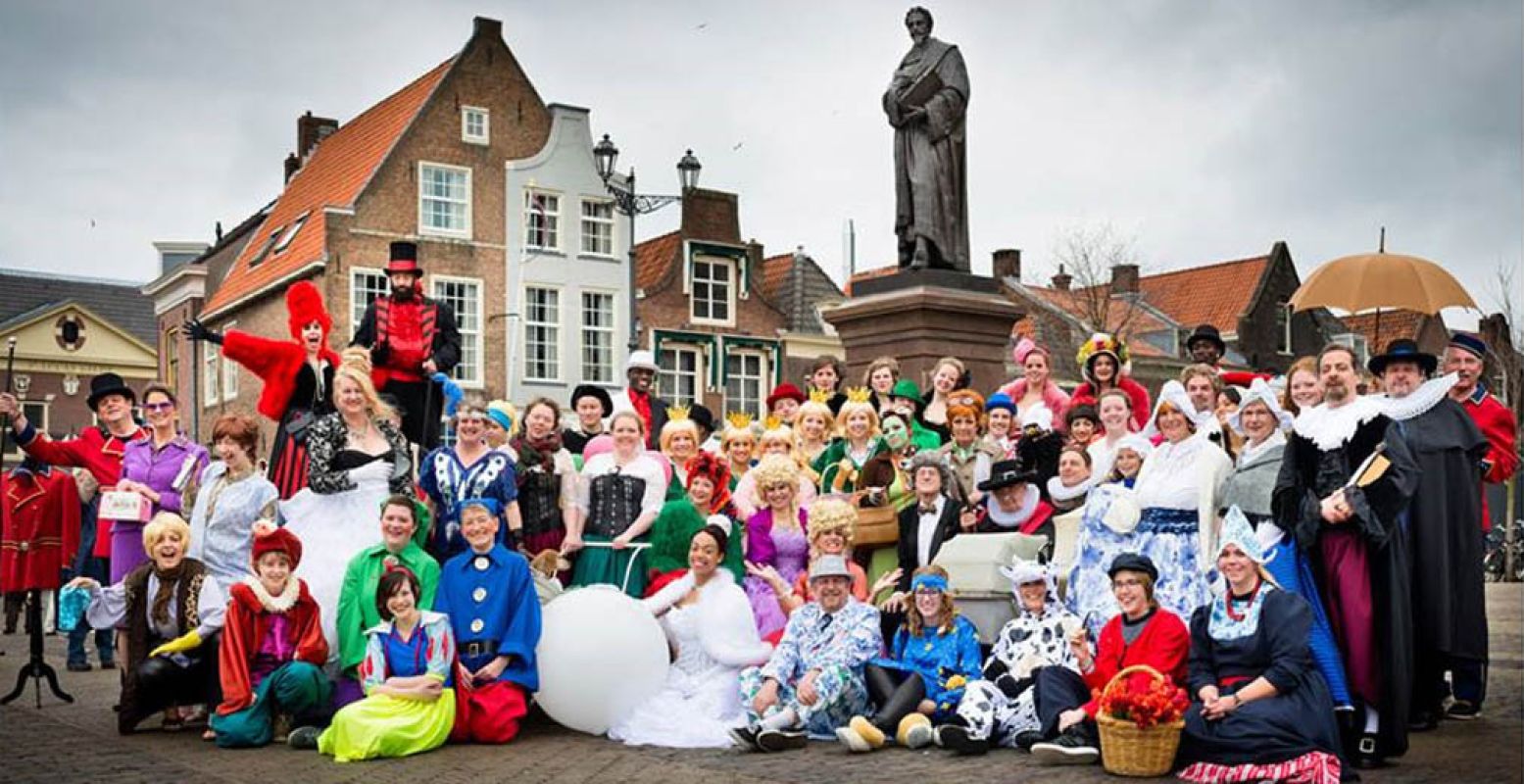 Levende Etalagedag in Delft is één groot feest! Foto: Erik Jansen Fotografie