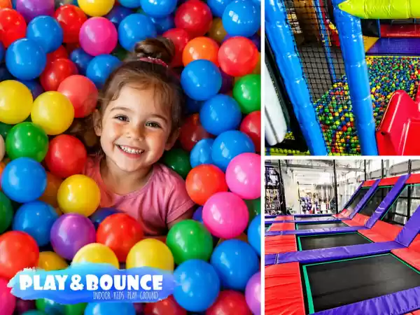 Speel en stuiter erop los. Foto: Play & Bounce © Speel en stuiter erop los. Foto: Play & Bounce ©