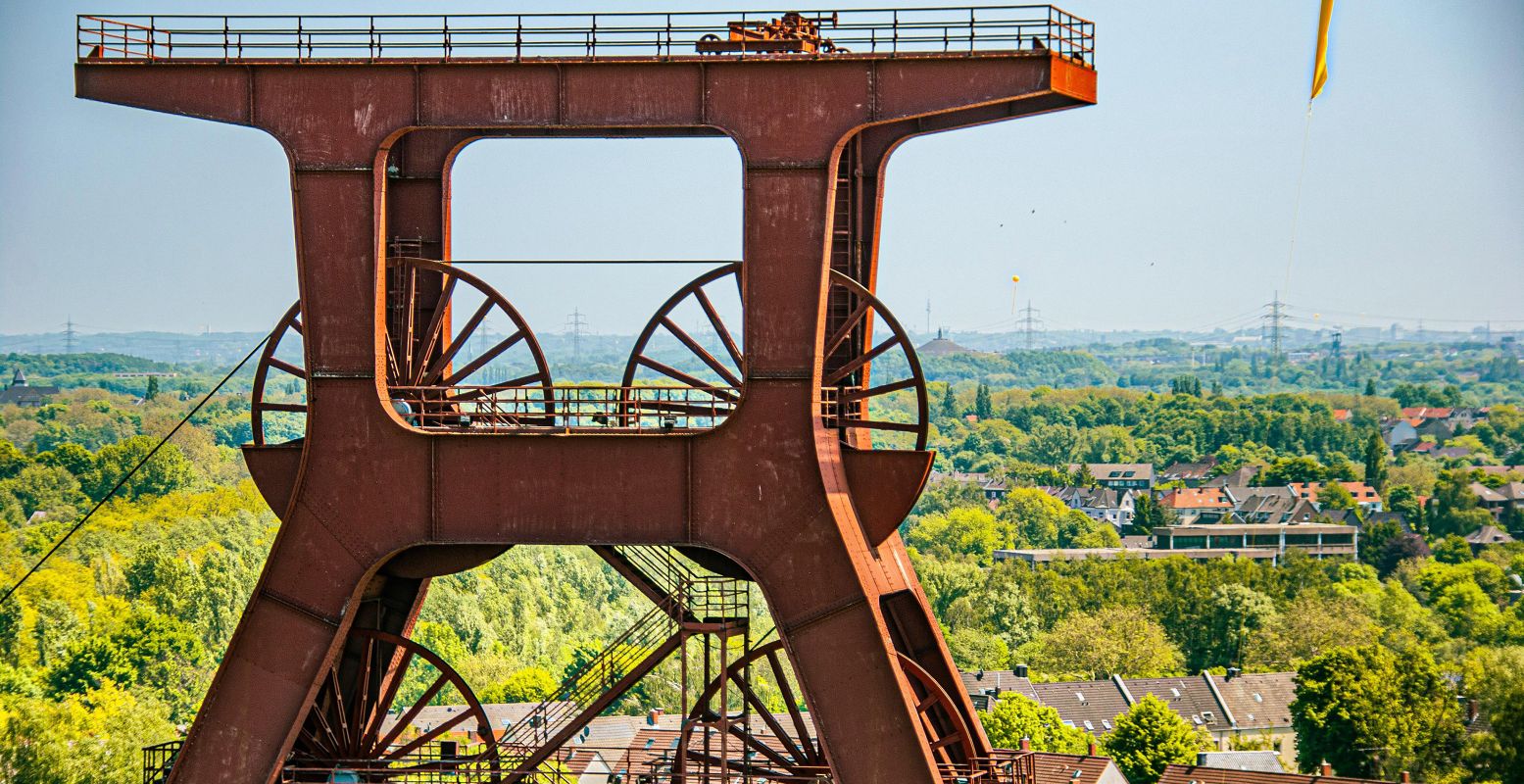 Schachtbok XII van de Zollverein is nu een van de belangrijkste bezienswaardigheden in de Ruhr. Foto: Siegfried Poepperl via  Pixabay 