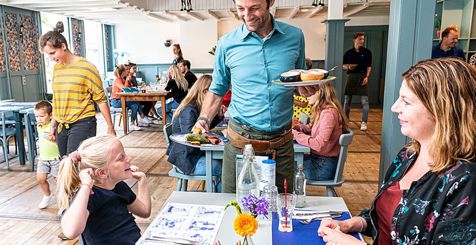 In Den Bosch kun je heerlijk pannenkoeken eten bij Restaurant Boerengoed. Dat gaat er bij kinderen altijd wel in. Foto: Boerengoed © Nabor Dupont