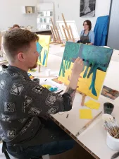 Schilderworkshop Foto: H'ART Museum