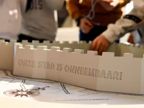 Kinderen kunnen op een speelse ontdekkingstocht met de speurtocht. Foto: Museum Kruithuis