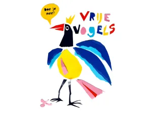 Kinderworkshop Maak je eigen Vrije Vogel Knutsel je eigen Vrije Vogel. Foto: Albert Hennipman