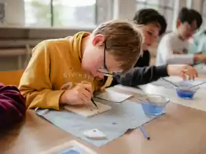 Ga zelf aan de slag tijdens een schilderworkshop. Foto: Royal Delft Museum