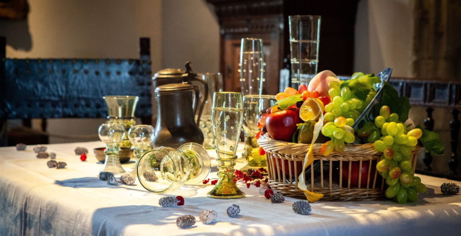 De kersttafel is gedekt! Foto: Muiderslot