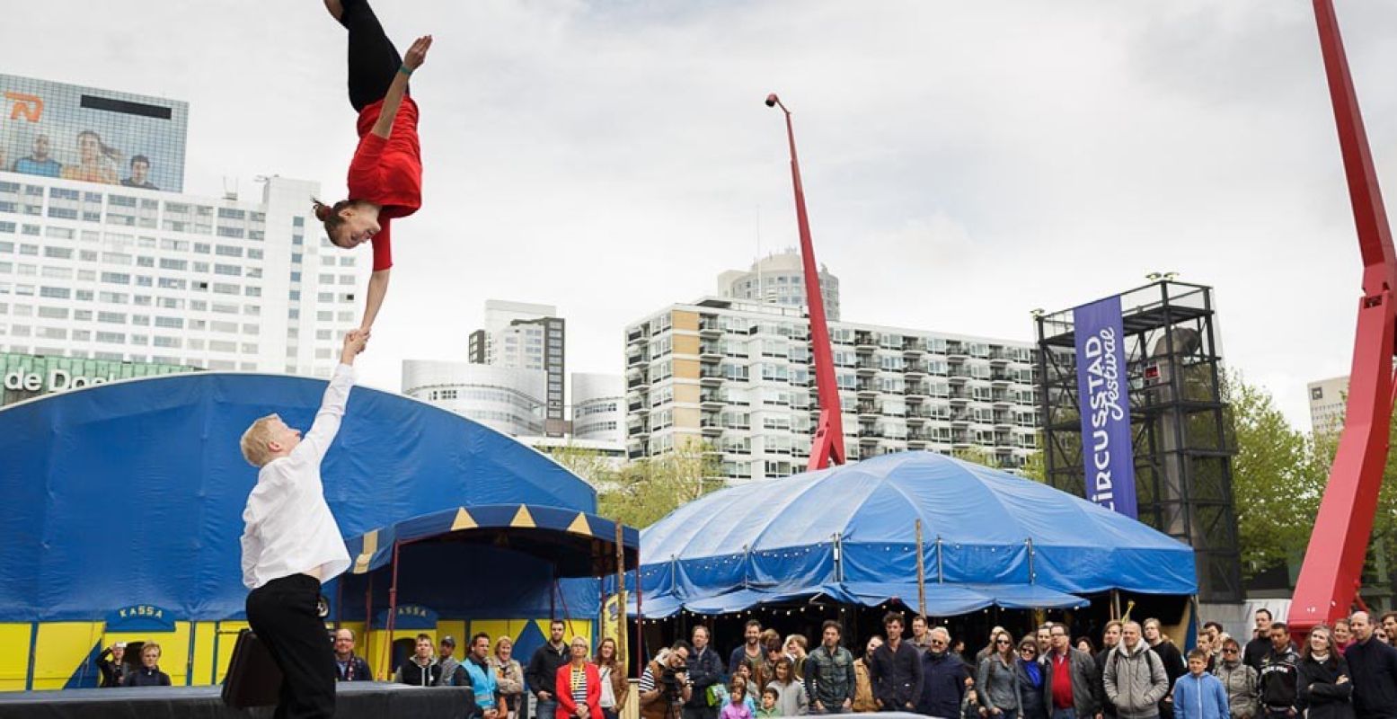 Circusstad Festival Rotterdam is leuk voor jong en oud. Foto: Fred Ernst
