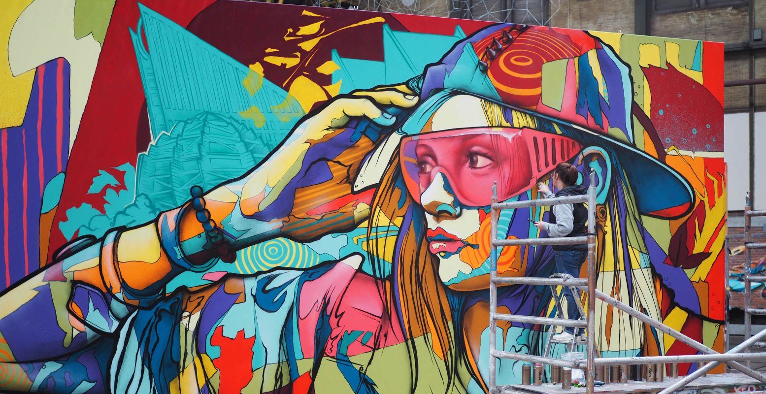 In het STRAAT Museum draait het om vrouwen in de street art. Foto: Redactie DagjeWeg.NL