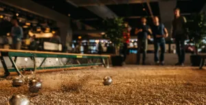 Leuk: er zijn ineens een heleboel jeu de boules bars! Foto: JEU de boules bar Utrecht © Fille Roelants.