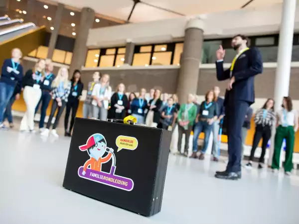 Spreek je eigen mening uit tijdens de Familierondleiding. Foto: ProDemos