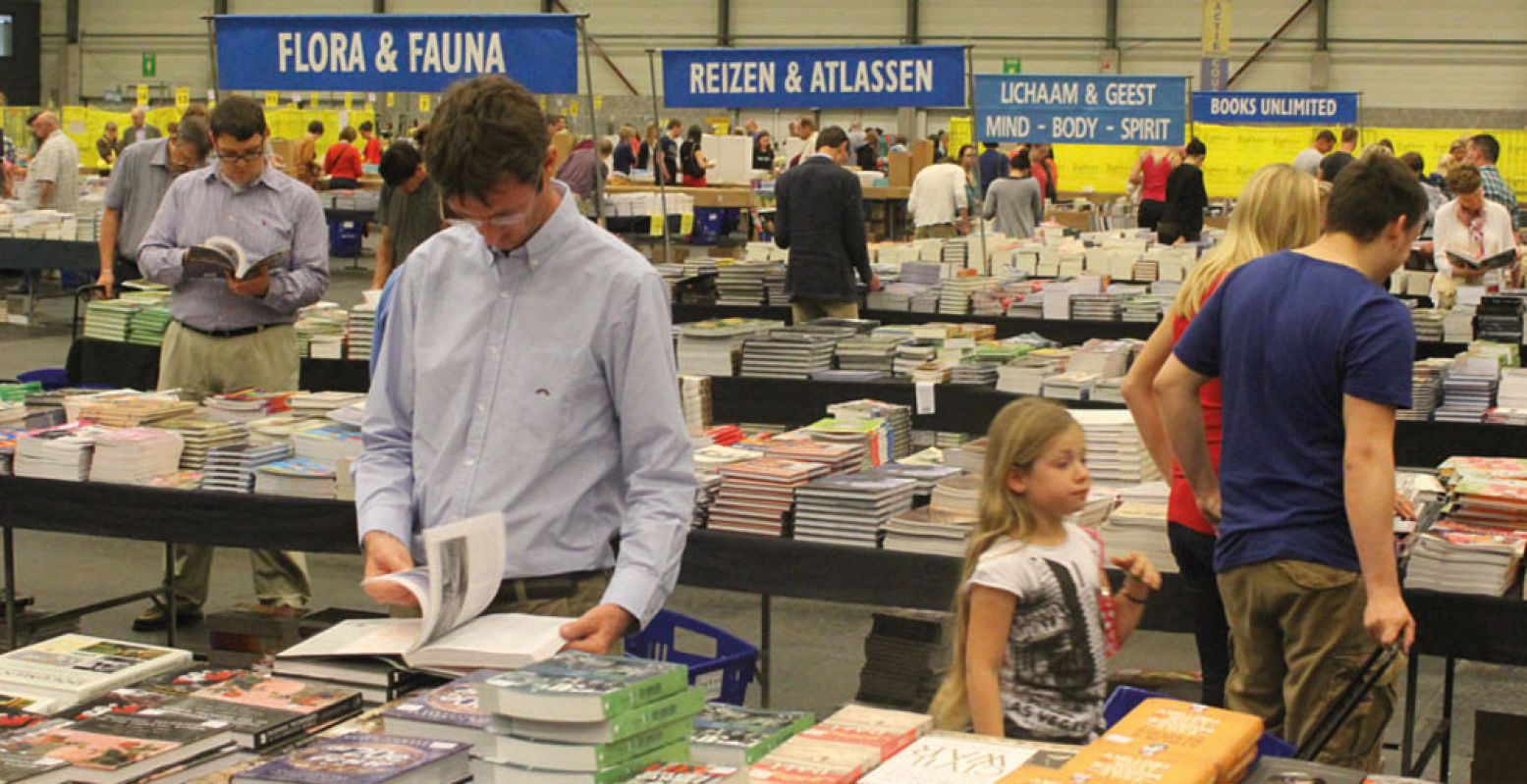 Een hal zo groot als een voetbalveld! Foto: Het Boekenfestijn.