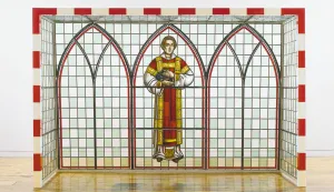 Wim Delvoye, Sint Stephanus I, 1990, bruikleen Fondation Linda & Guy Pieters, Knokke-Heist. Foto: Mu Wim Delvoye, Sint Stephanus I, 1990, bruikleen Fondation Linda & Guy Pieters, Knokke-Heist. Foto: Mu