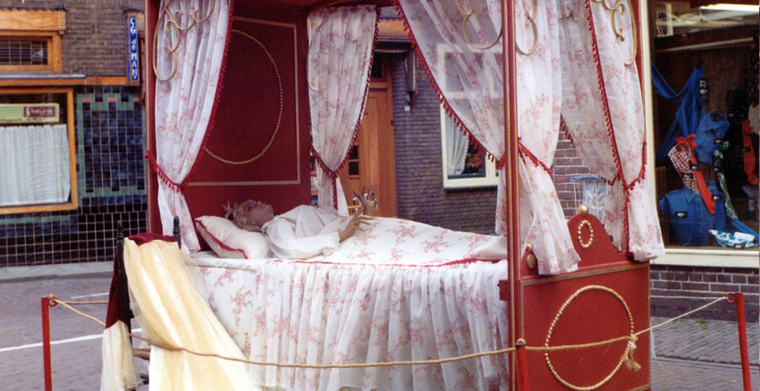 Deze schone slaapster had eerst geen vast onderkomen, maar was onderdeel van de reizende tentoonstelling. Foto: Sprookjeswonderland