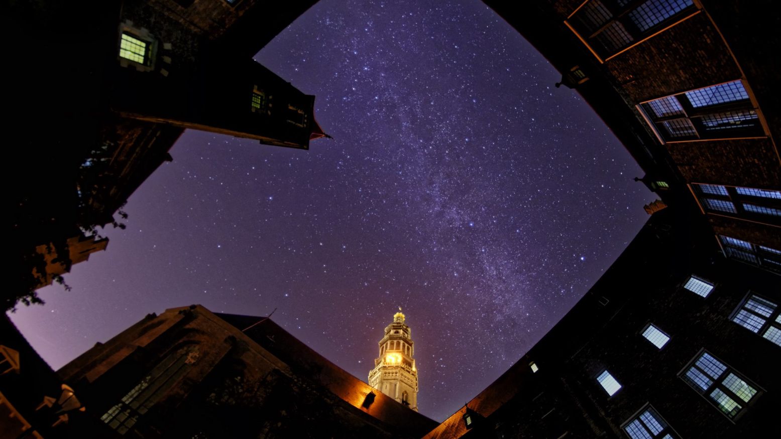 Nacht van de Nacht 2016 in Middelburg: de Melkweg was te zien. Foto: Jesse Meliefste