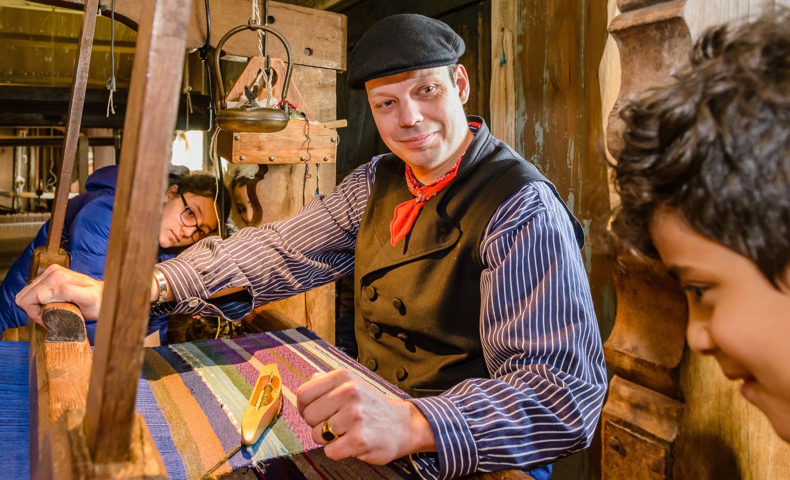 Bezoek naast de molens ook het wevershuisje op de Zaanse Schans. Foto: Zaans Museum © Pascal Fielmich