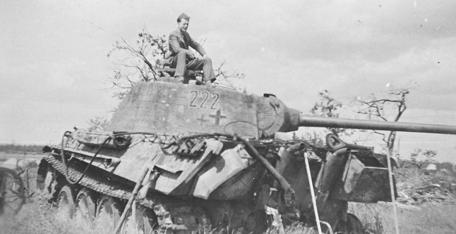 Hoe de Duitse Panther-tank er vroeger uitzag. Foto: Oorlogsmuseum Overloon