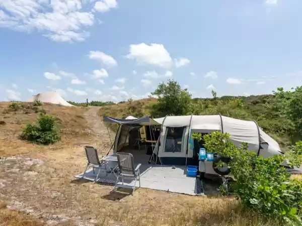 Duincamping De Lepelaar Zet je tent op midden in de natuur. Foto: Duincamping De Lepelaar