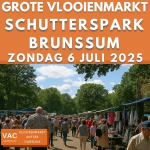 Grote vlooienmarkt - Schutterspark Brunssum Organisatie Bureau VAC Foto: D. Claassen