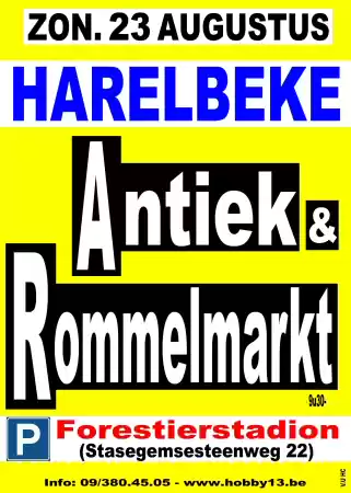Antiek & Rommelmarkt te Harelbeke Foto: De Dapper Eddy