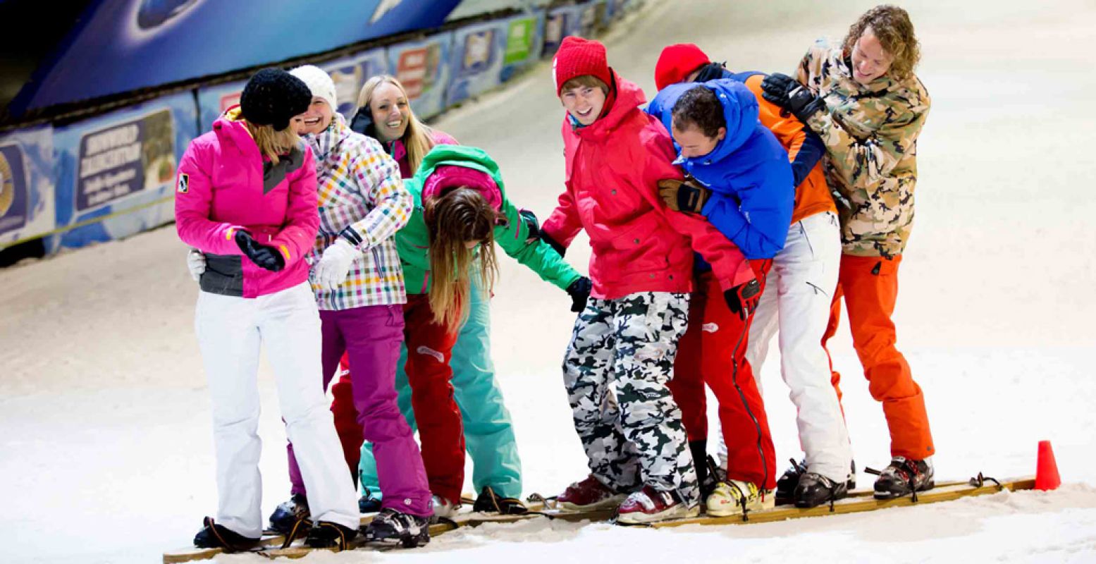 Ga skiën samen met vrienden! Foto: SnowWorld.