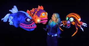 Musical Burgers_ Zoo is een leerzame beestenbende Leer alles over de vissen uit de oceaan in een wervelende voorstelling. Foto: Burgers' Zoo