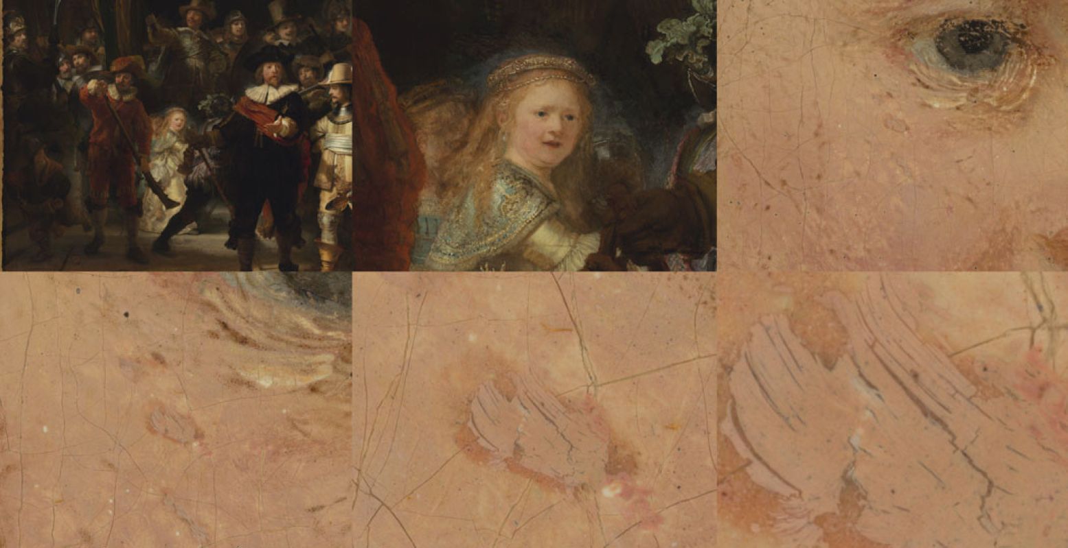 Bekijk hoe Rembrandt de kleinste details aanbracht op zijn beroemdste werk. Foto: Rijksmuseum