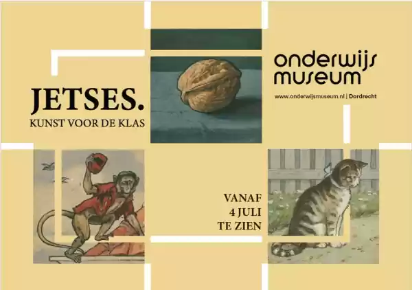 Tentoonstelling: Jetses. Kunst voor de klas Jetses. beeldmerk tentoonstelling Fotograaf: nvt