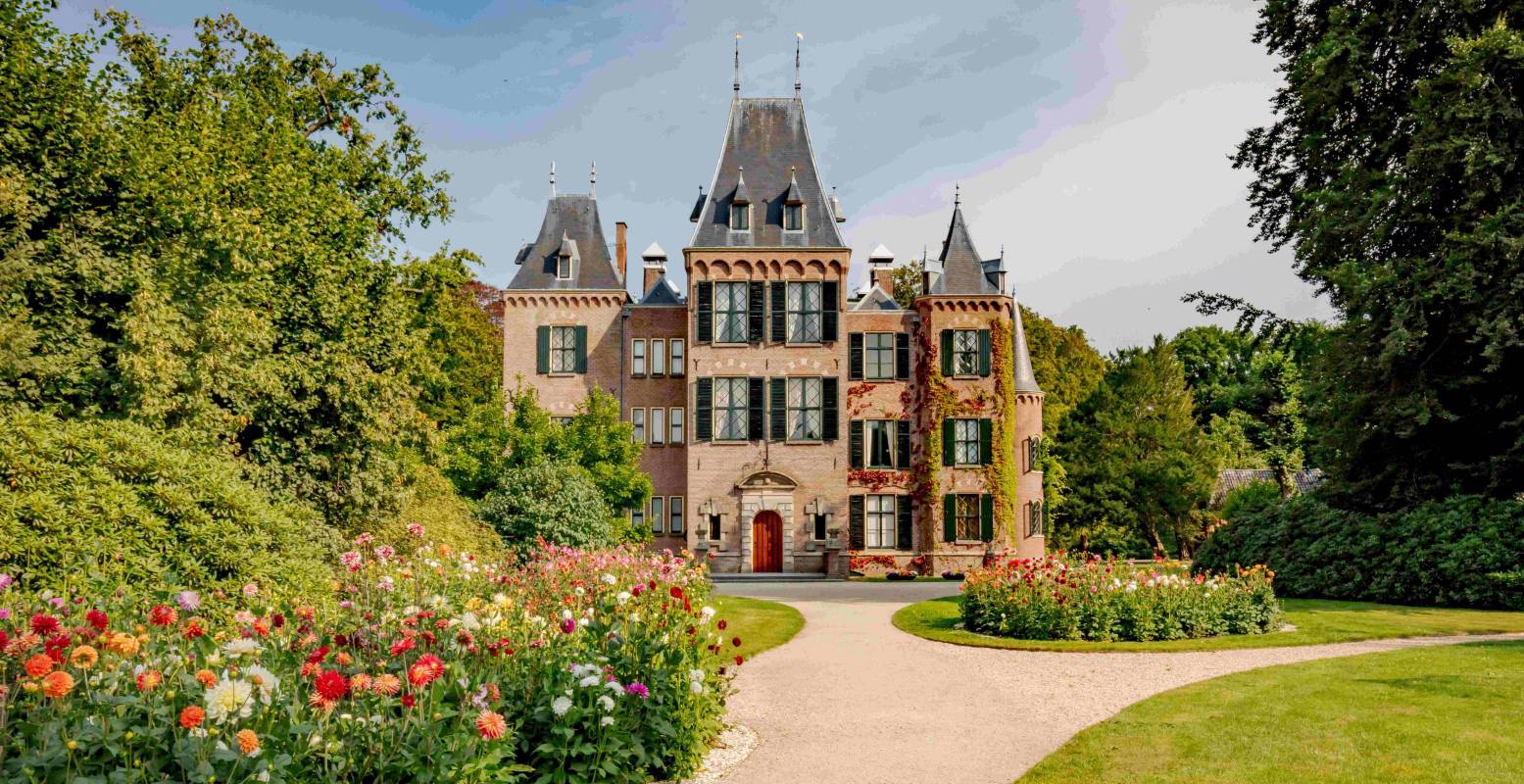 Het nieuw gerenoveerde kasteel. Foto: Kasteel Keukenhof ©