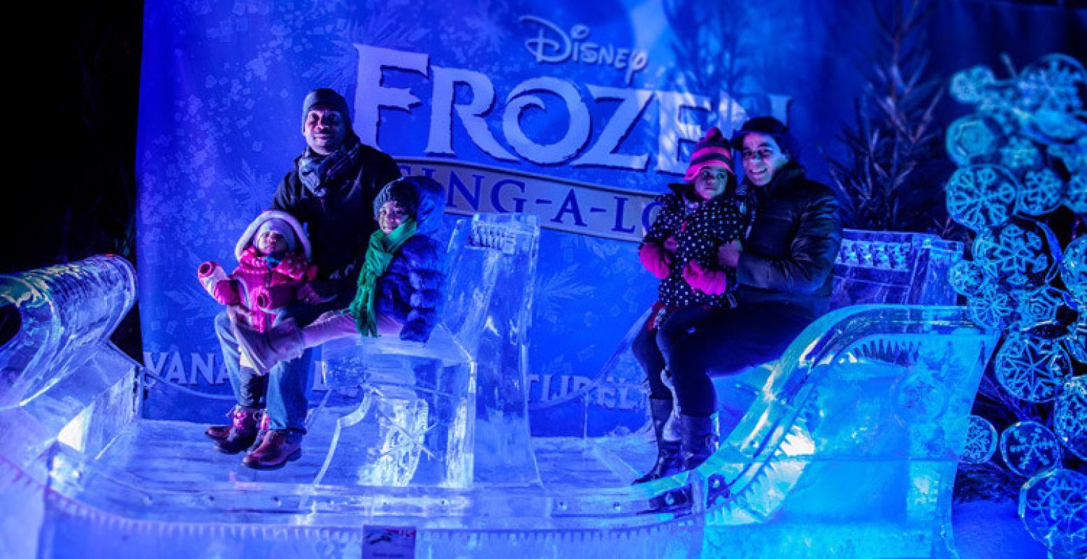 Een droom: in de koets van Frozen zitten!
