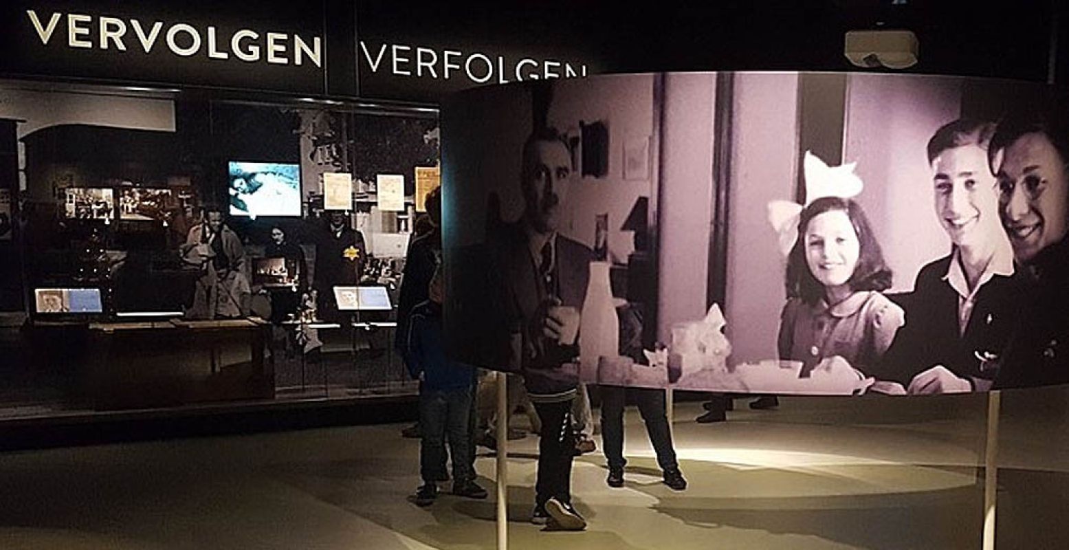 Hélène Egger en haar familie. Foto: Oorlogsmuseum Overloon