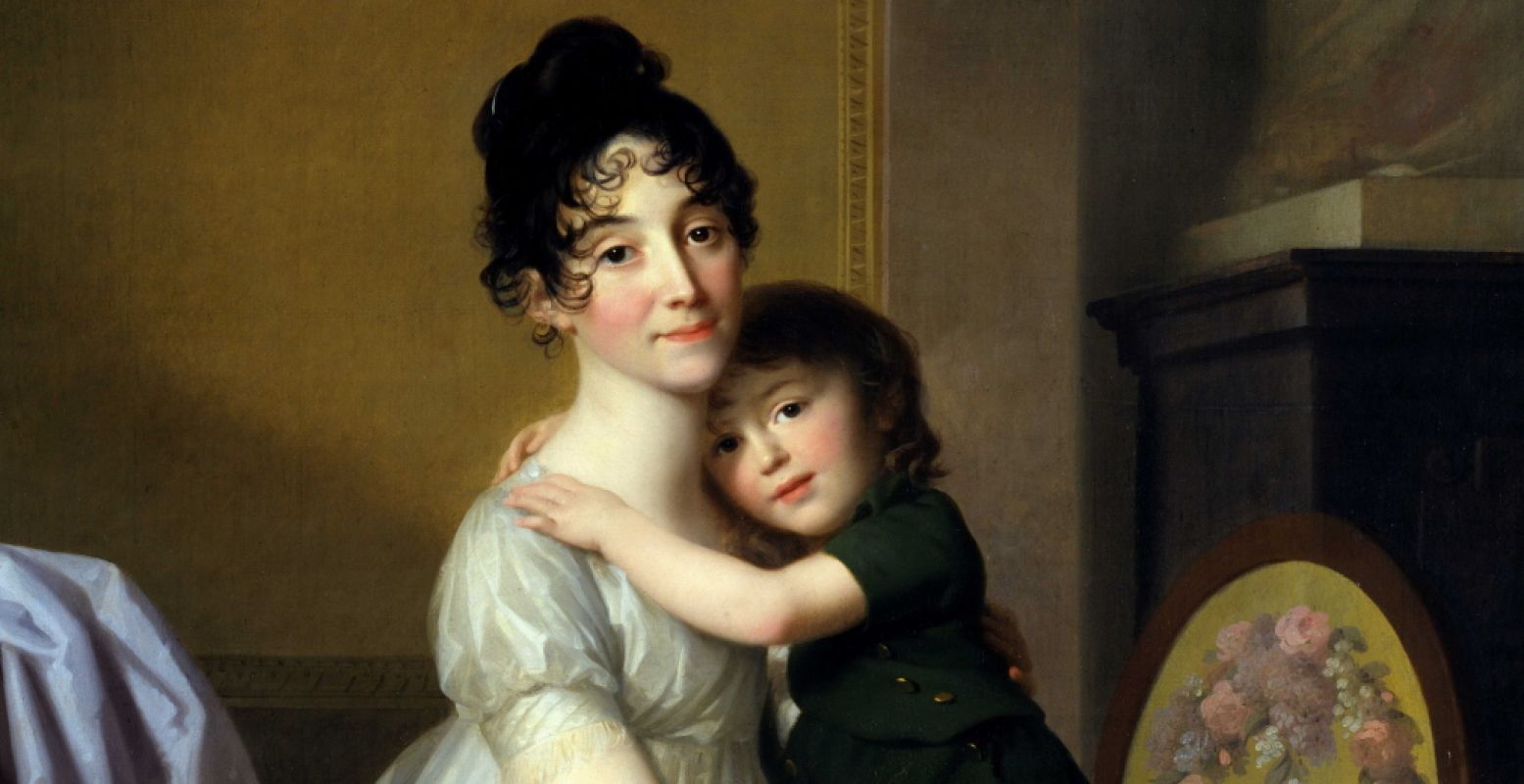 J.F.A. Tischbein, Anne Pauline Dufour-Feronce met haar zoon Jean Marc Albert, 1802, Museumslandschaft Hessen Kassel, GemÃ¤ldegalerie Alte Meister. Foto: Rijksmuseum Twenthe.