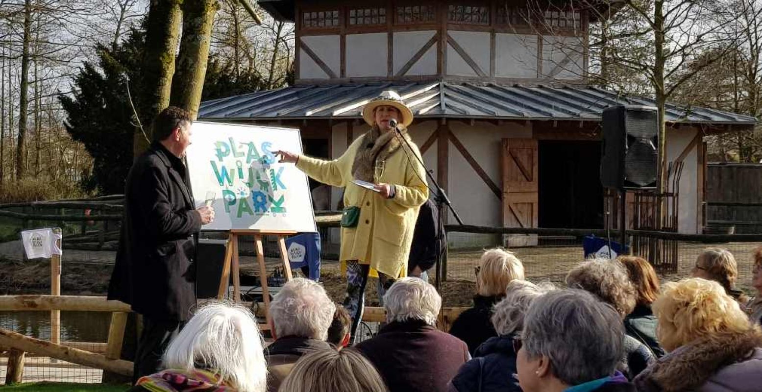 Het park presenteerde ook een nieuwe huisstijl en logo. Foto: Plaswijckpark