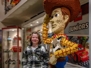 Woody uit Toy Story van LEGO. Foto: Museum van de 20e Eeuw.