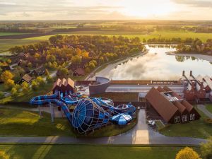 Het mooi gelegen Hof van Saksen vanuit de lucht. Foto: Landal