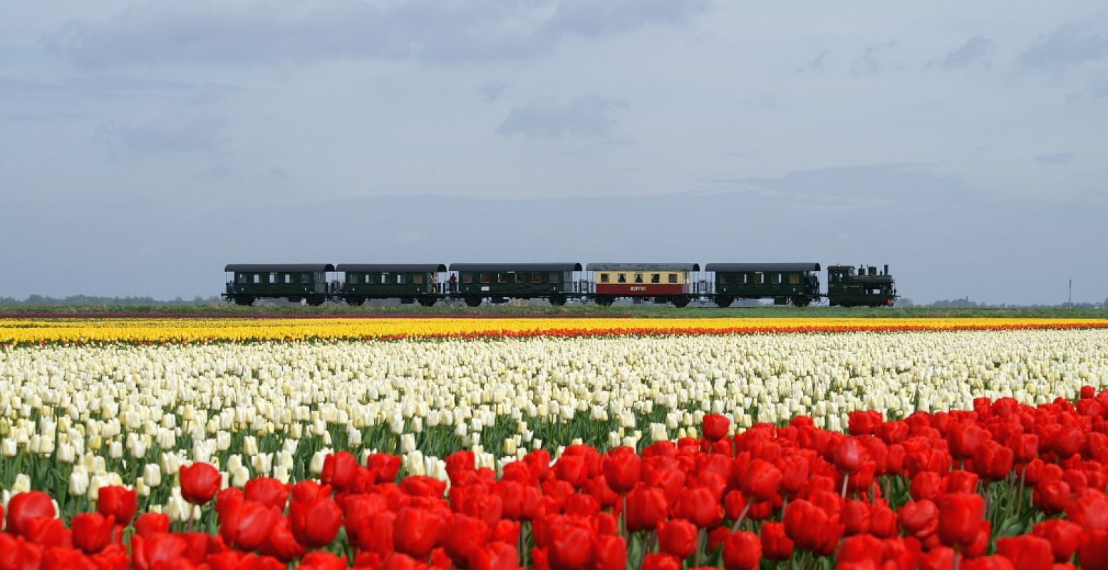 Reis virtueel mee met de Museumstoomtram via de video's op hun YouTube kanaal. Foto: Museumstoomtram Hoorn-Medemblik.