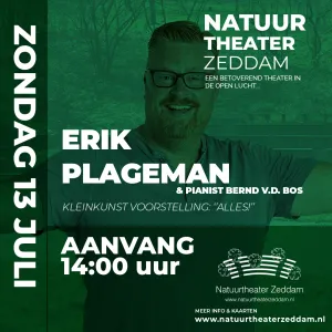 Alles, muzikale achtbaan met Erik Plageman foto poster NTZ - Plageman