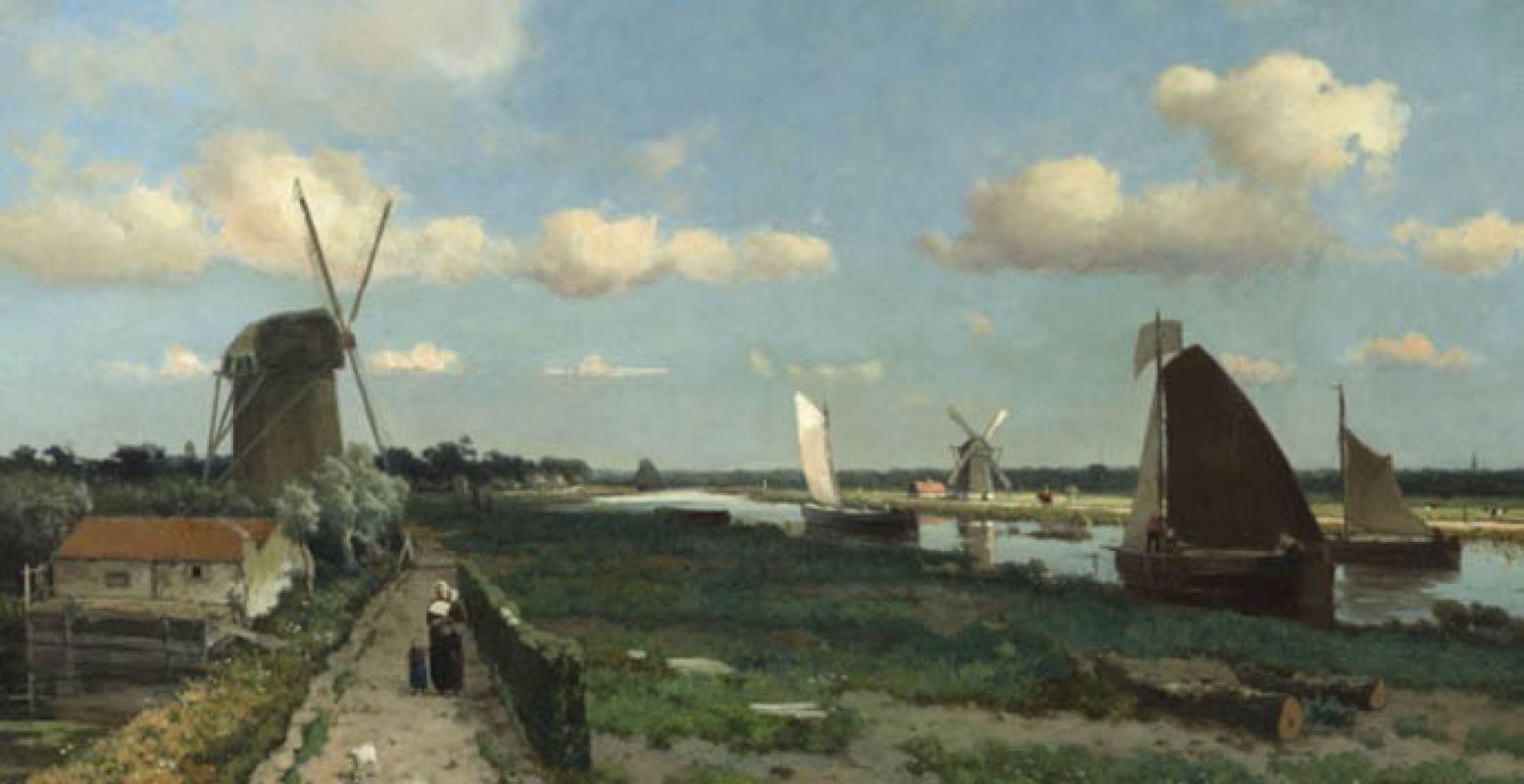 De trekvliet, Weissenbruch. Foto: Gemeentemuseum Den Haag