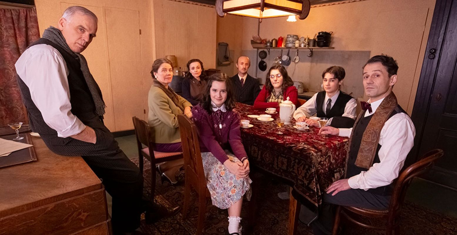 De onderduikers in het Achterhuis. Foto: copyright Anne Frank Huis, fotograaf Ray van der Bas