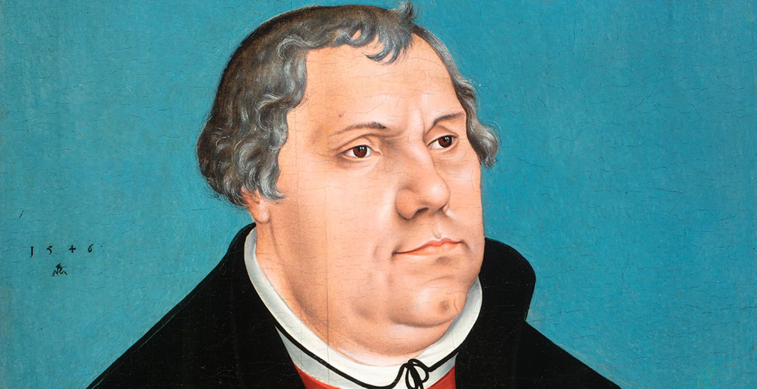 Atelier Lucas (I) Cranach (schilder), deel van hun portret van Maarten Luther, 1546-1546. Foto: Museum Catharijneconvent