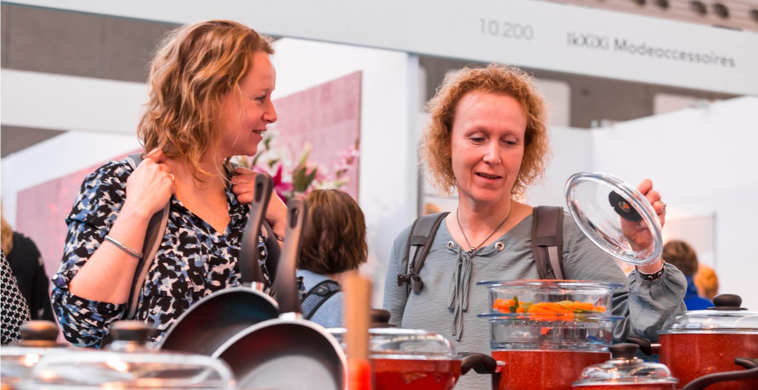 Scoor die nieuwe pannenset voor een leuk prijsje! Foto: Huishoudbeurs.